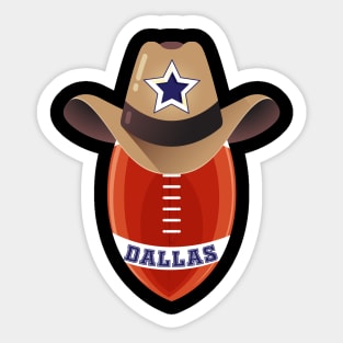 Xtreme Apparrel Dallas Cowboys Football Skyline Sticker